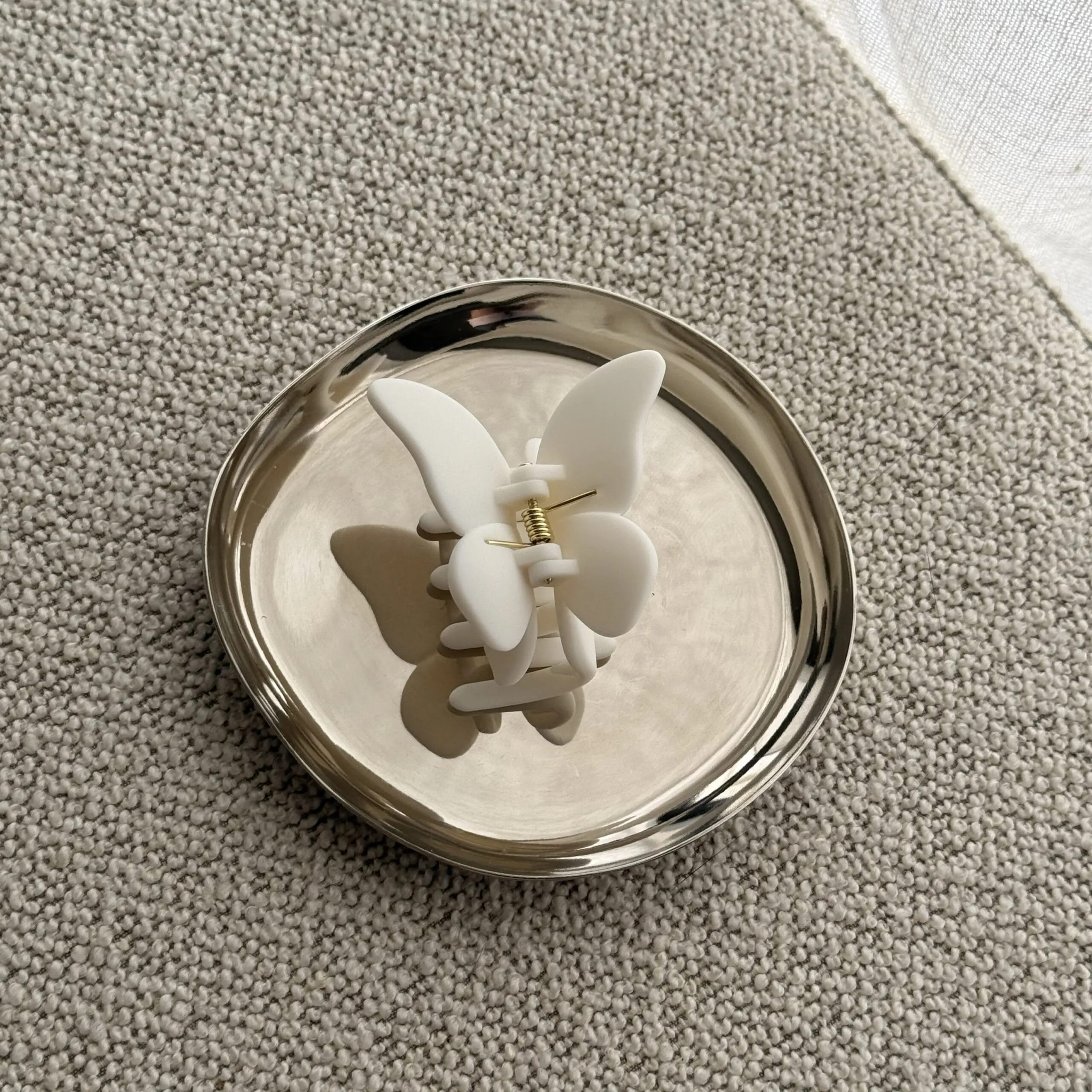 Schmetterling Cremeweiß